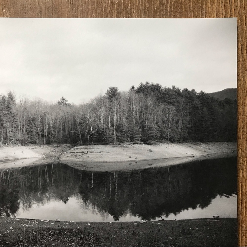 ⛰🌊Fine Art Print - B&W, Lake